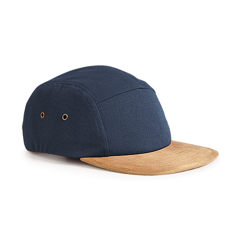 B658 GORRA DE 5 PANELES CON VISERA DE IMITACIÓN GAMUZA